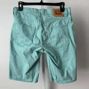 Levi's 18 Reg 29 Teal‎ 511 Slim Fit Twill Denim Shorts Casual Preppy Classic thumbnail 7