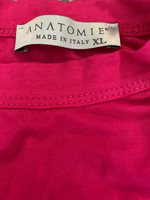 Anatomie Relaxed Made in Italy Tank T-Shirt Pink Size XL thumbnail 2