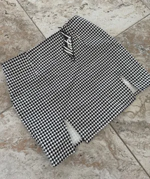 Motel Rocks Houndstooth Mini Skirt NWT thumbnail 1