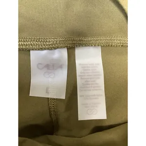 CALIA Womens Essential High-Rise Straight Leg Pant Dark‎ Khaki Olive Large NWT thumbnail 6