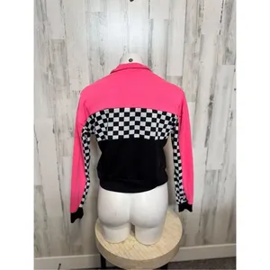 Rue21 pink Crewneck with quarter zipper size medium thumbnail 3