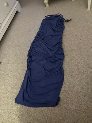 Abercrombie Assymetrical Strappy Ruched Dress thumbnail 4
