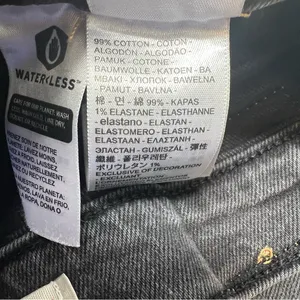 Levi’s Ribcage Straight Ankle Jeans 26 Gray Black Super High Rise Button Fly thumbnail 6