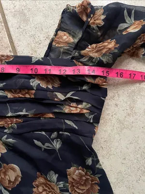 Abercrombie & Fitch Emerson Chiffon Long Sleeves Midi Floral Dress thumbnail 13