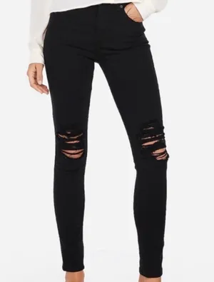 Express High Rise Legging Jeans thumbnail 1