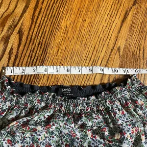 MNG Basics Floral Maxi Skirt Size M Green Red White thumbnail 2