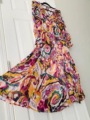 Anthropologie The Odetta Ruffled V-Neck Dress, Size XXS thumbnail 12
