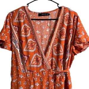 Zesica Floral Wrap Mini Dress thumbnail 2