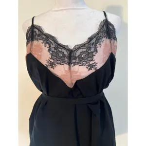 Savage X Fenty Black Lace Trim Teddy Romper Lingerie X-1X NWT thumbnail 4
