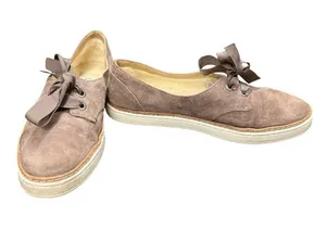 UGG 1Carilyn wms rose taupe leather suede lace up casual shoes sz 7 SKU 10-829 thumbnail 1