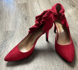 Christian Siriano Red Heels Size 8.5 thumbnail 6