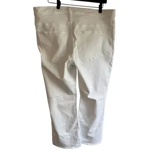 Madewell Mid-rise Kick Out Crop‎ Jeans White 33 thumbnail 16
