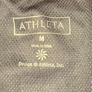 Athleta Women's Gray Short Sleeve Ruched Gym Yoga Running‎ Workout Tee Medium thumbnail 6