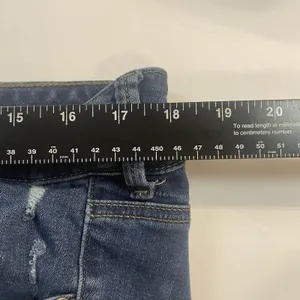 Torrid Feel The Fit Plus Size 18 Blue Mid Rise Medium Wash Distressed Jeggings thumbnail 5