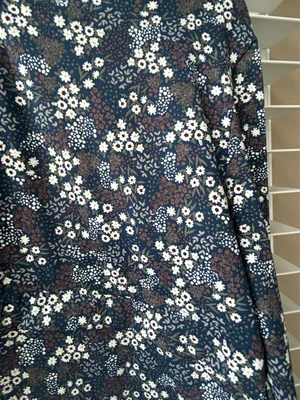 Floral sporty quarter zip pullover size small Blue thumbnail 2