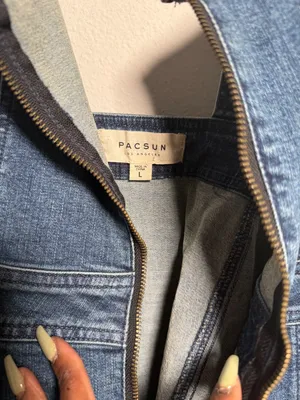 PACSUN Denim Overall Dress thumbnail 3