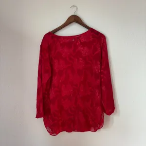 Victoria's Secret Gold Label Red Pajama Set thumbnail 5