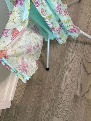 Hatley Floral Aqua Maxi Dress XS | Sleeveless Lined Modal Summer Dress thumbnail 3