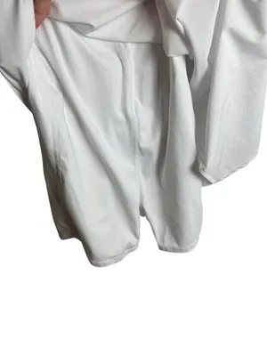 Abercrombie & Fitch White One Shoulder Tennis Dress Built In Shorts Pocket ST thumbnail 4