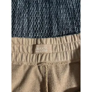 Nuuds High Rise Wide Leg Sweatpants Tall 32” Soft Comfortable Tan thumbnail 3