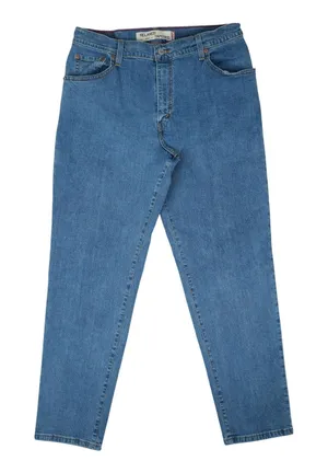 Vtg Y2K Levis 550 Jeans Relaxed Tapered Jeans Women 14M Stretch High Rise Mom thumbnail 1