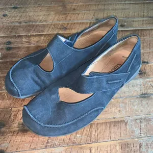 Gabor Hovercraft leather lagenlook stitched size 5 Mary Jane shoes thumbnail 1