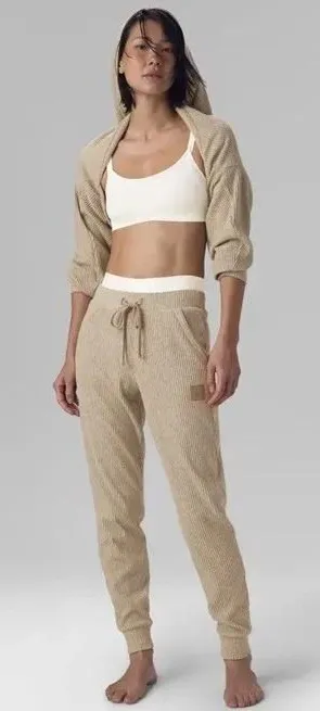 Alo Yoga Muse Sweatpant Size Small Gravel Heather thumbnail 1