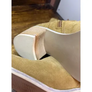 Crevo Tan‎ Heeled Ankle Boots Size 8 Tan thumbnail 5