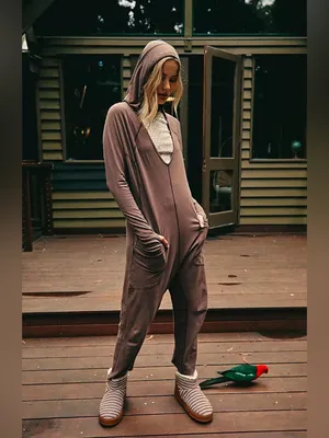Free people Hot Shot Long-Sleeve jumpsuit thumbnail 3