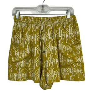 Elevenses Anthropologie Green Melora Embroidered Shorts Womens S Boho Beachy thumbnail 2