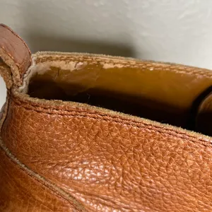 Lucky Brand Ehllen Distressed Tan Ankle Boots Size 8.5 thumbnail 4