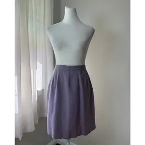 Vintage Y2K Donna Ricco Petite Light Purple Knee Length Skirt thumbnail 2