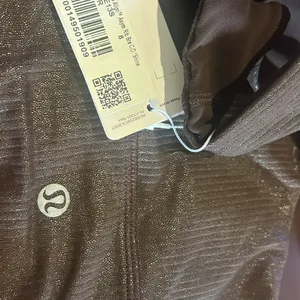 Lululemon Align Asymmetrical Rib Bra C/D *Shine in Espresso Size 8 NWT thumbnail 7
