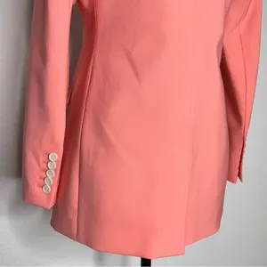 J. Crew Tollegno 1900 Italian Stretch Wool Long Parke Blazer #AJ897 Size 4 thumbnail 8