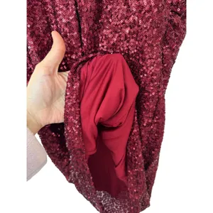 Abound‎ Ruby Red Sequin Dress Size Large Sleeveless Cocktail Party NEW thumbnail 5