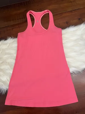 Lululemon Racerback Tank Top Size 4 Pink Reversible Buttery Soft Athletic thumbnail 3