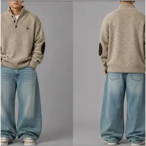 CHAPS Tan and Brown Vintage 90s Sweater Knitwear thumbnail 2