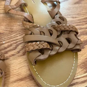 Pilcro Anthropologie NWOT Tie-Up Strappy Sandals Leather Size 7 thumbnail 6