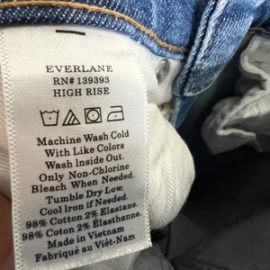 Jeans 25 Med Wash Blue High Rise Skinny Ankle Crop Denim Modern Twill thumbnail 4