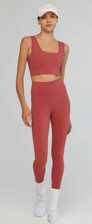IVL Collective Scalloped set in rose size 2 woman’s activewear thumbnail 1