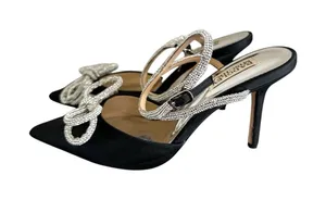 Badgley Mischka Jasmine Pointed Toe Pump Size 7 Sacred Stiletto style thumbnail 1