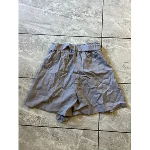 Halara NWOT Light Gray Linen-Feel Paperbag Waist Shorts with Tie Belt Small thumbnail 6