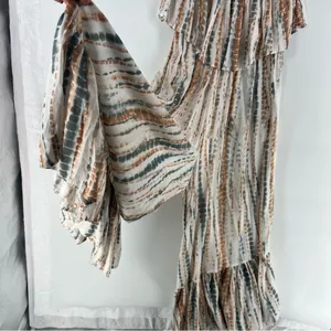 Free People Summer Vibes Tie‎ Dye Flounce Overlay Tube Jumpsuit thumbnail 11