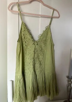 NWOT Free People One Casella Drop-Waist Slip Dress thumbnail 6