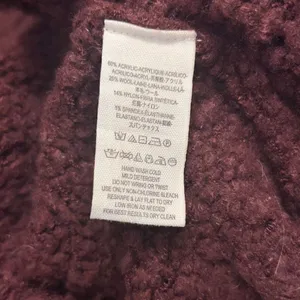 ✨Free People Saturday Morning Knit Oversized Maroon Cardigan Cardi Sweater✨ thumbnail 10