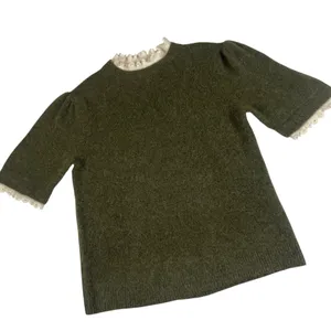 Zara Alpaca Wool Short Sleeve Sweater Large New with Tags thumbnail 4