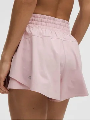 Lululemon NWT Shake It Out High Rise Run 2.5 Athletic Shorts light pink Size S thumbnail 1