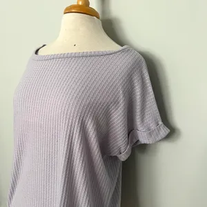 BiBi Lavender Lilac Light Purple Oversized Top thumbnail 3