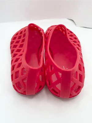 Nicole Miller jelly matte waterproof lightweight red sandals women’s Size 9 thumbnail 8