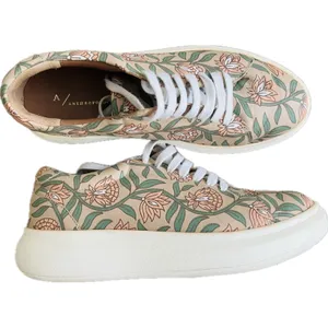 Anthropologie Llani Botanical Platform Sneakers Women's Shoes 40 9 Tropical‎ thumbnail 2